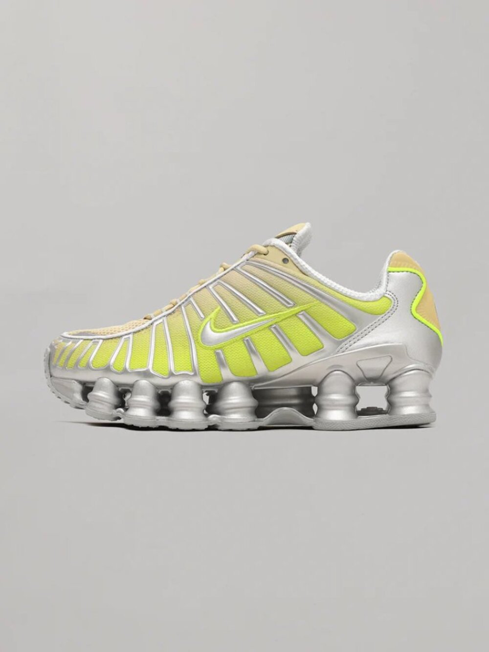 NEW! Nike Shox TL Yellow Fade Sneakers